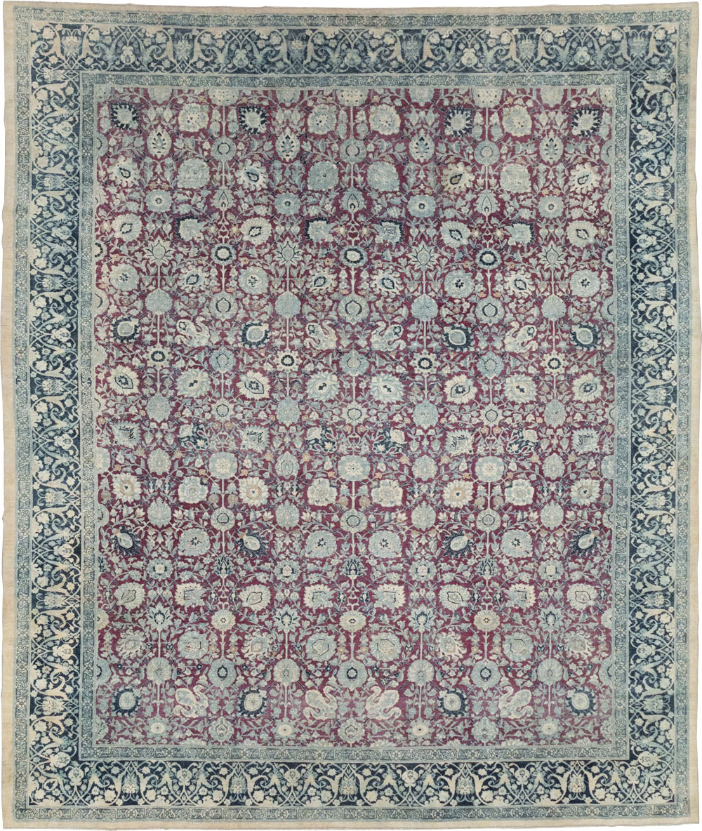 Antique Persian Tabriz Large Room Size Carpet, No.31151 - Galerie Shabab