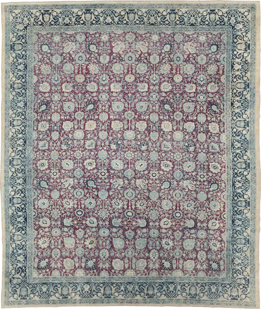 Antique Persian Tabriz Large Room Size Carpet, No.31151 - Galerie Shabab