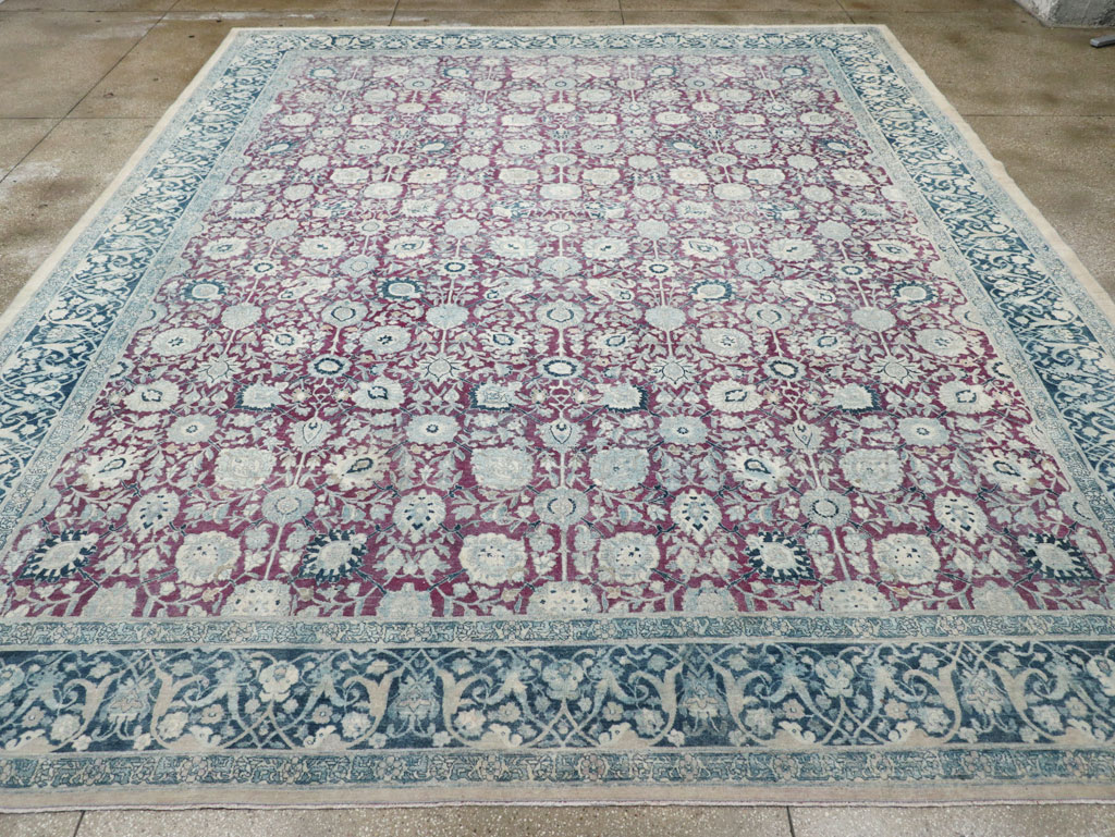 Antique Persian Tabriz Large Room Size Carpet, No.31151 - Galerie Shabab