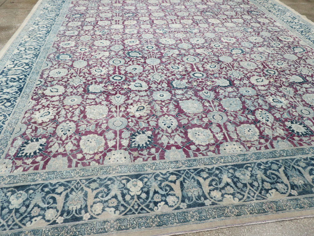 Antique Persian Tabriz Large Room Size Carpet, No.31151 - Galerie Shabab
