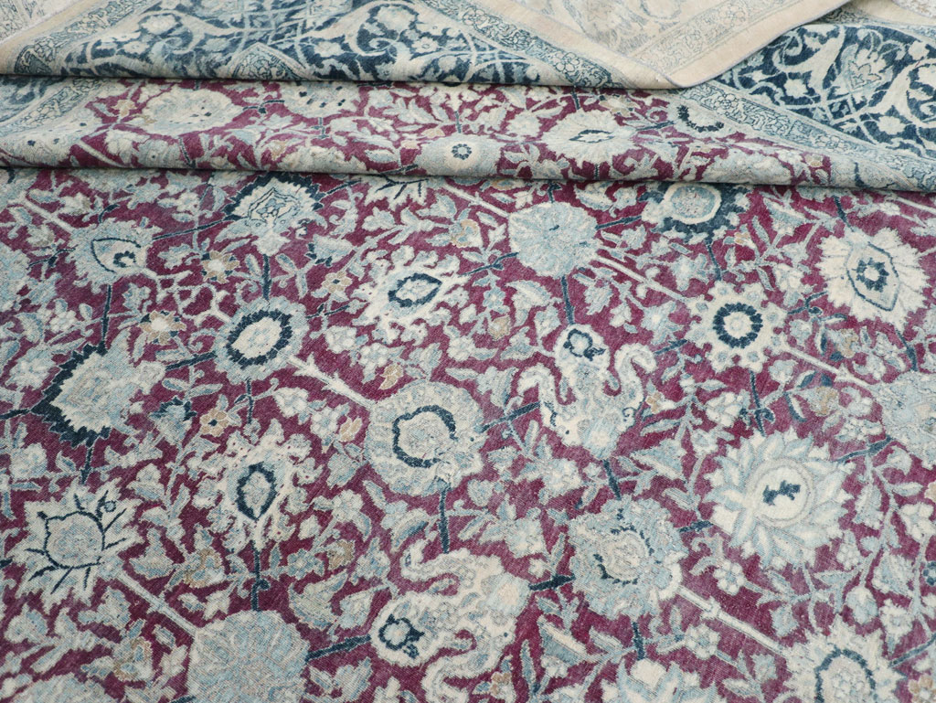 Antique Persian Tabriz Large Room Size Carpet, No.31151 - Galerie Shabab