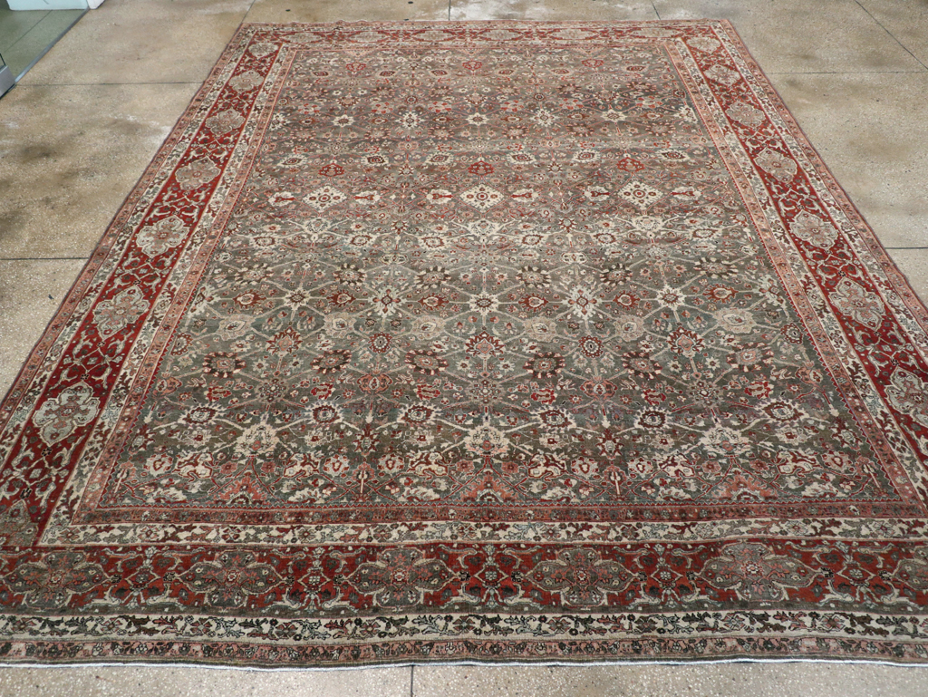 Antique Persian Bidjar Room Size Carpet, No.31162 - Galerie Shabab