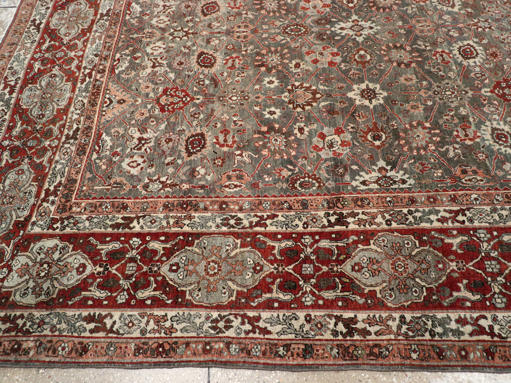 Antique Persian Bidjar Room Size Carpet, No.31162 - Galerie Shabab