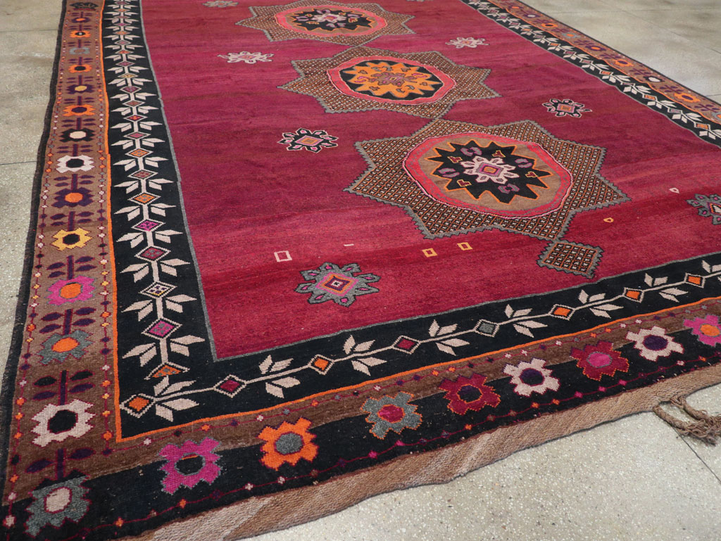 Vintage Turkish Anatolian Large Room Size Carpet, No.31164 - Galerie Shabab