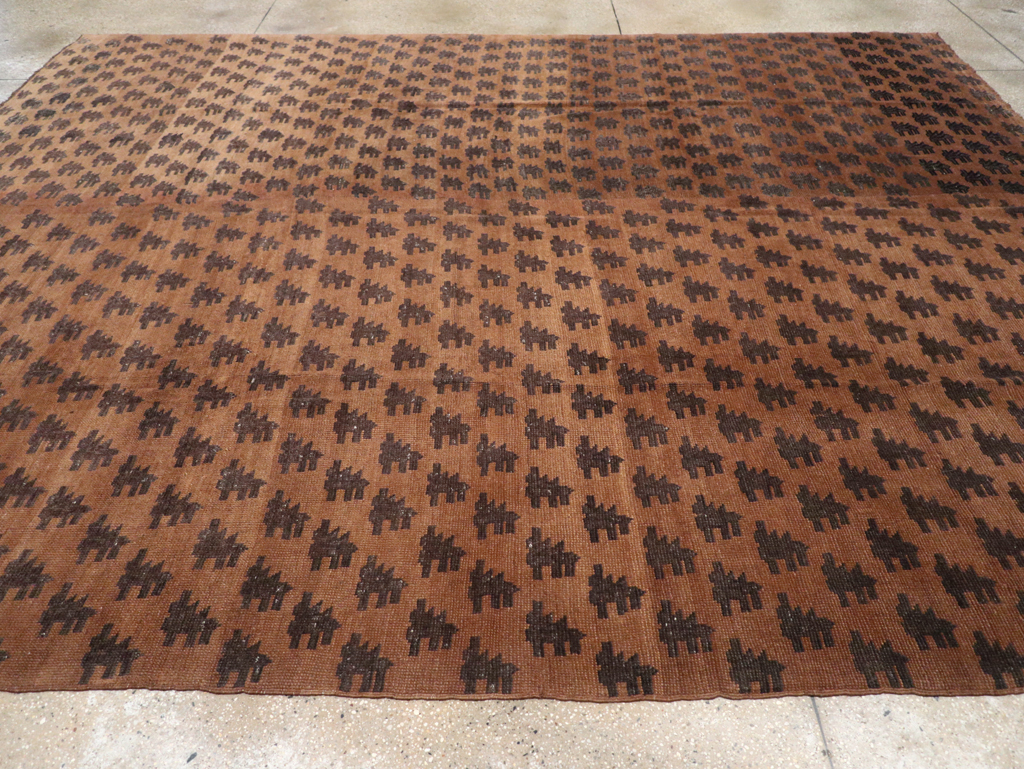 Vintage Turkish Anatolian Room Size Carpet, No.31165 - Galerie Shabab