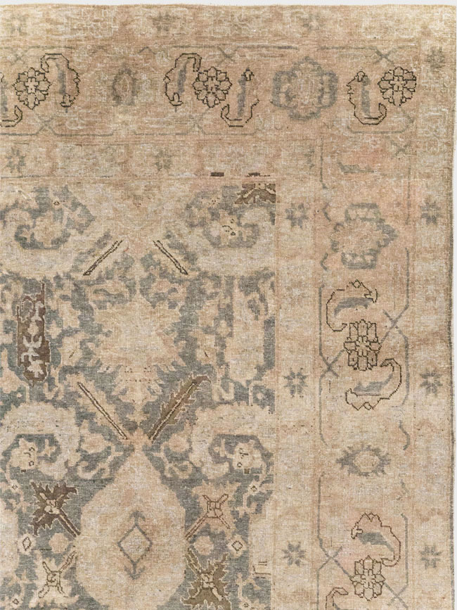 Antique Persian Tabriz Small Room Size Carpet, No.31167 - Galerie Shabab