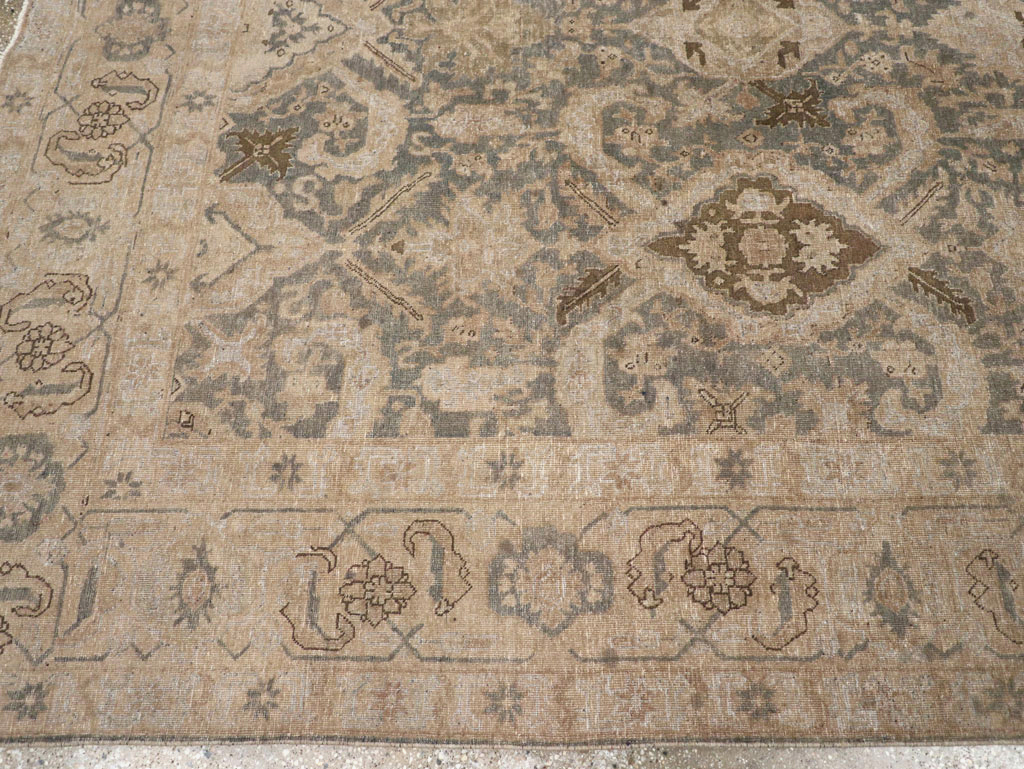 Antique Persian Tabriz Small Room Size Carpet, No.31167 - Galerie Shabab