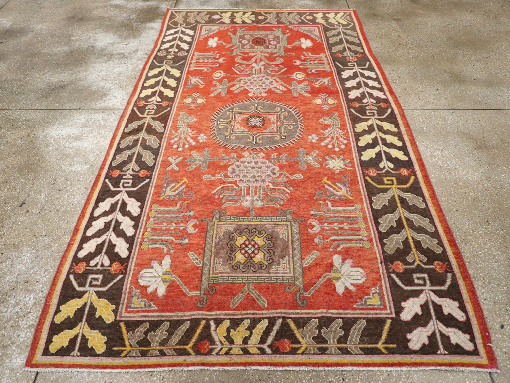 Antique Khotan Carpet, No.31173 - Galerie Shabab