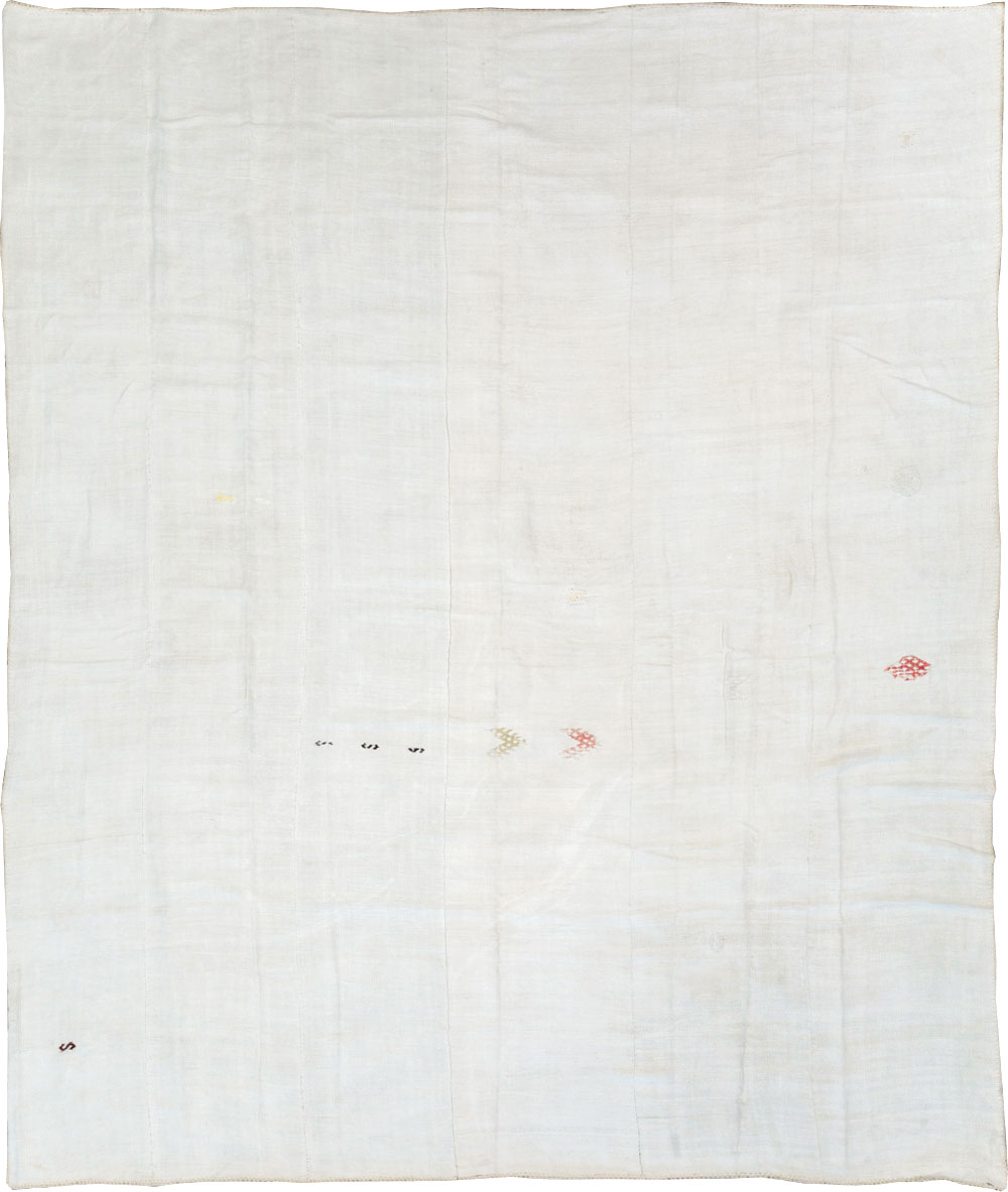 Vintage Turkish Flatweave Kilim Room Size Carpet, No.31175 - Galerie Shabab