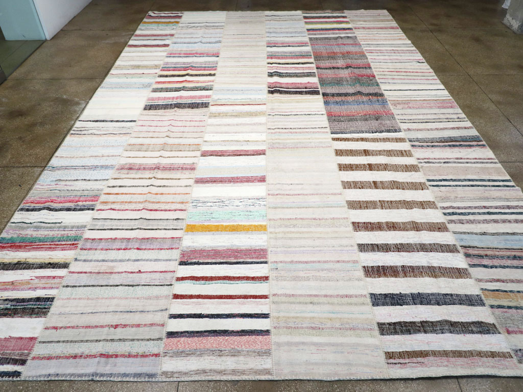 Contemporary Turkish Flatweave Kilim Oversize Carpet, No.31176 - Galerie Shabab