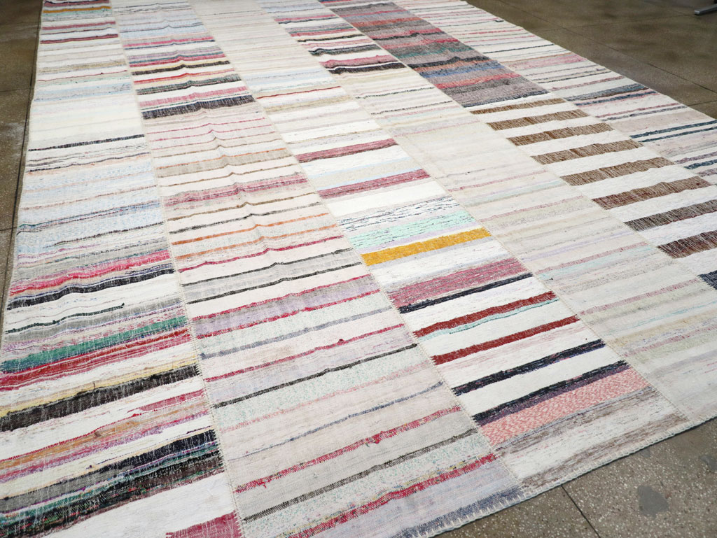 Contemporary Turkish Flatweave Kilim Oversize Carpet, No.31176 - Galerie Shabab