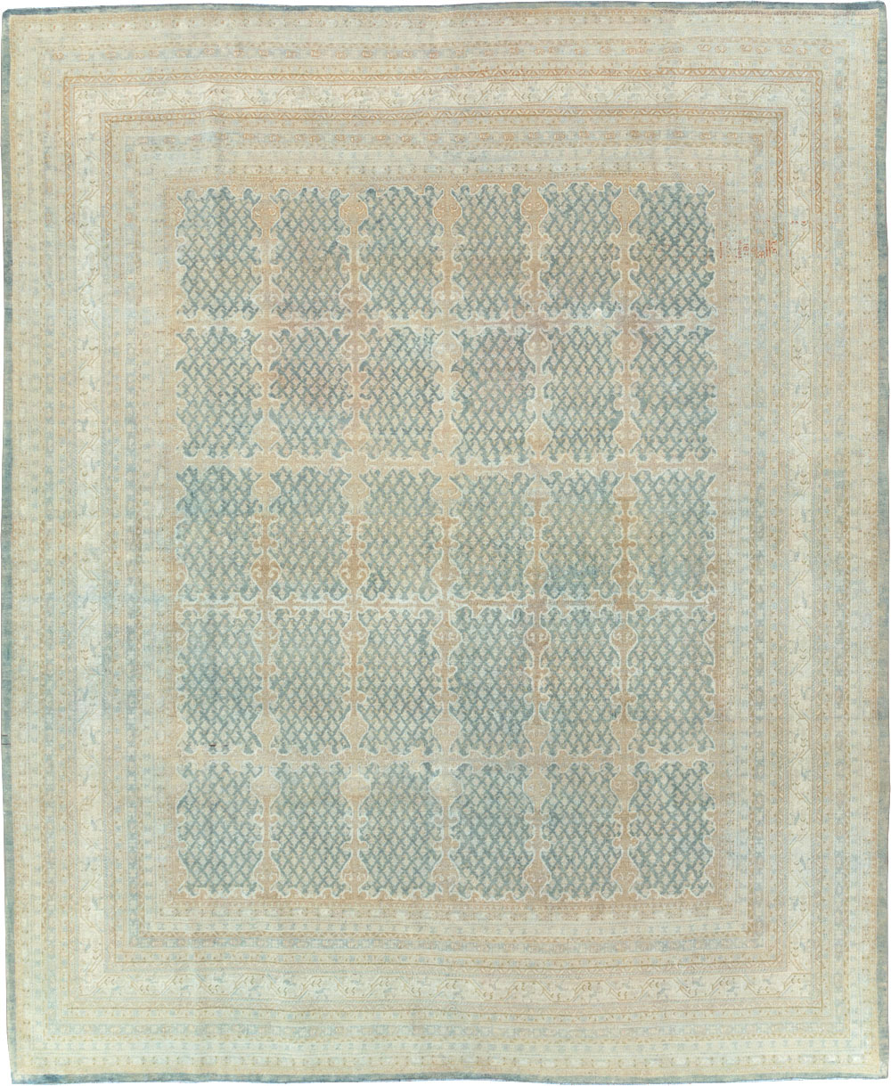 Antique Persian Tabriz Small Room Size Carpet, No.31177 - Galerie Shabab