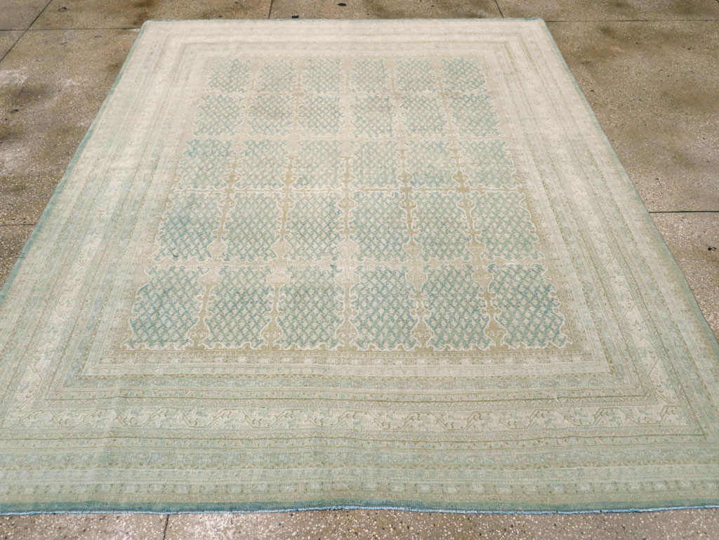 Antique Persian Tabriz Small Room Size Carpet, No.31177 - Galerie Shabab