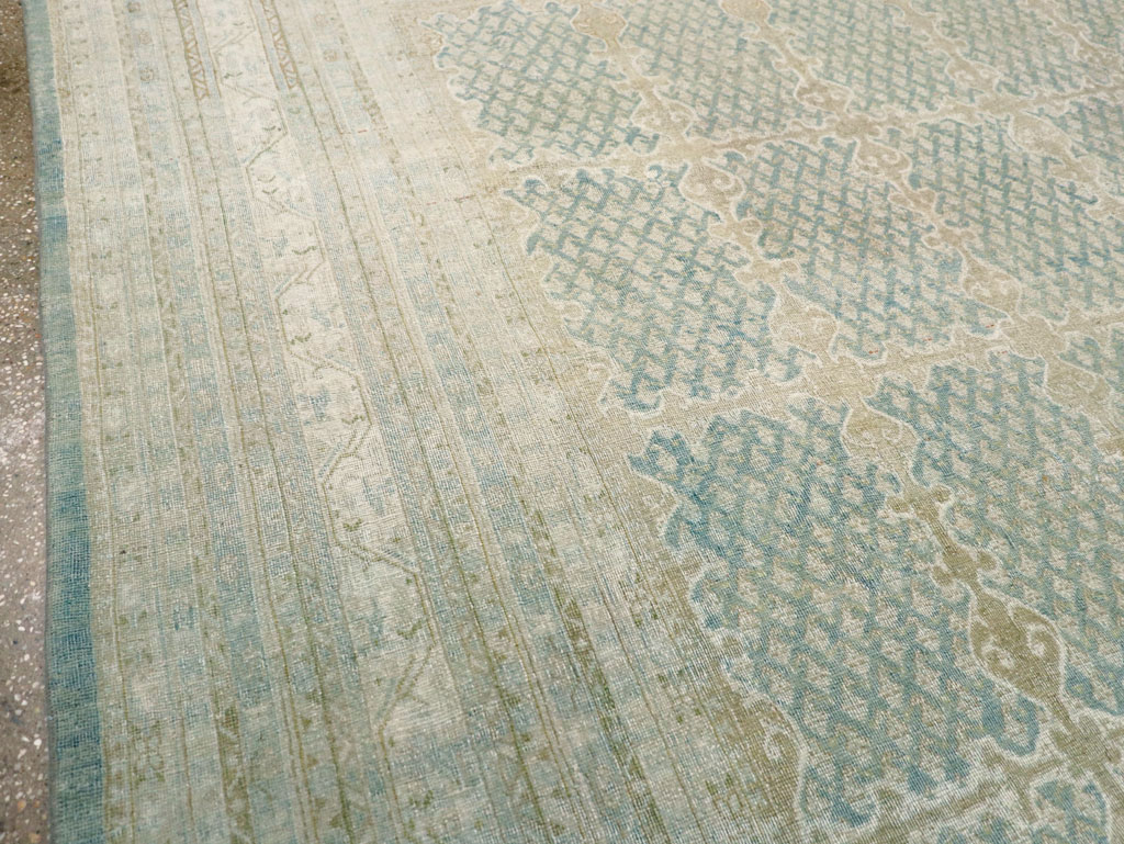 Antique Persian Tabriz Small Room Size Carpet, No.31177 - Galerie Shabab