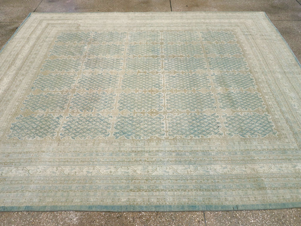 Antique Persian Tabriz Small Room Size Carpet, No.31177 - Galerie Shabab