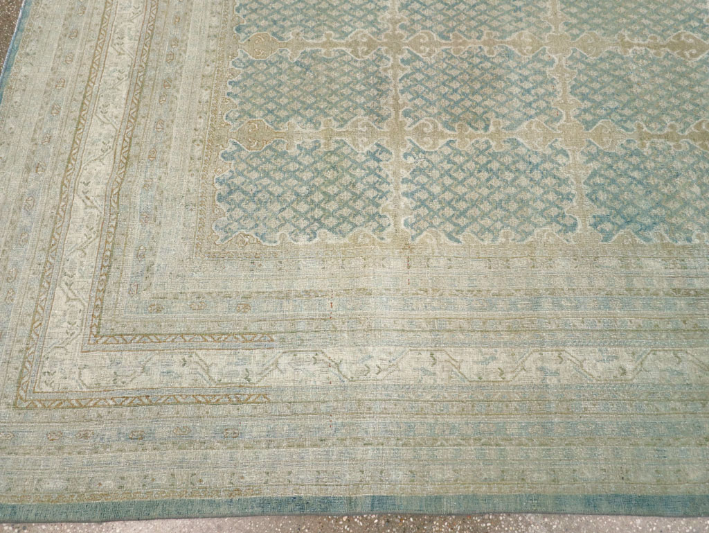 Antique Persian Tabriz Small Room Size Carpet, No.31177 - Galerie Shabab