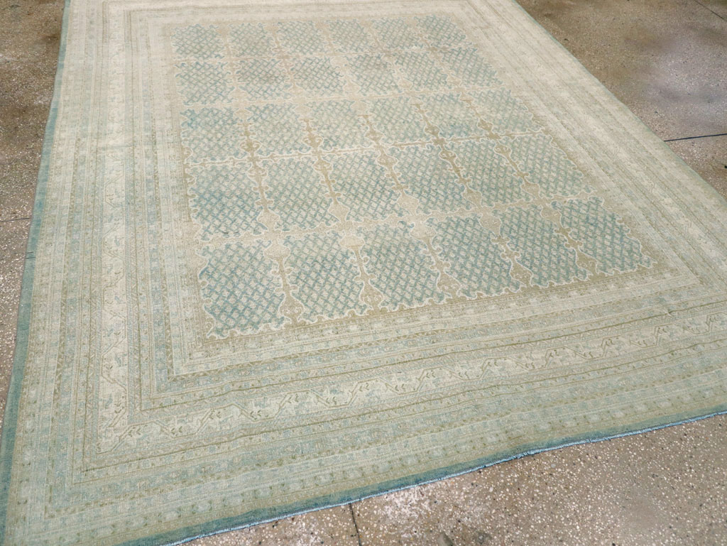 Antique Persian Tabriz Small Room Size Carpet, No.31177 - Galerie Shabab
