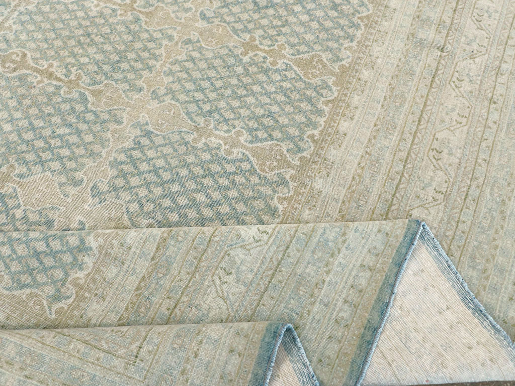 Antique Persian Tabriz Small Room Size Carpet, No.31177 - Galerie Shabab