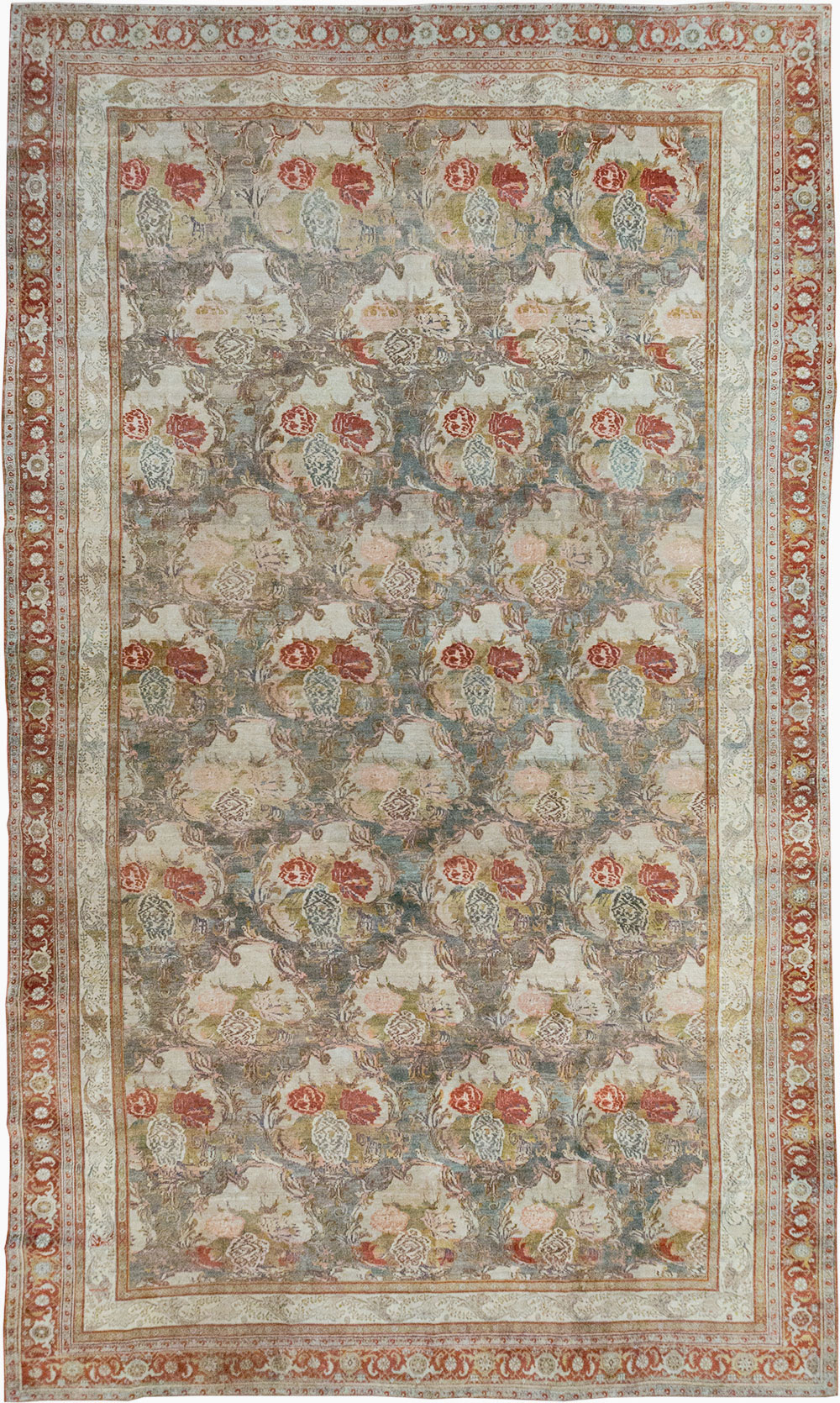 Antique Persian Bidjar Large Carpet, No.31178 - Galerie Shabab