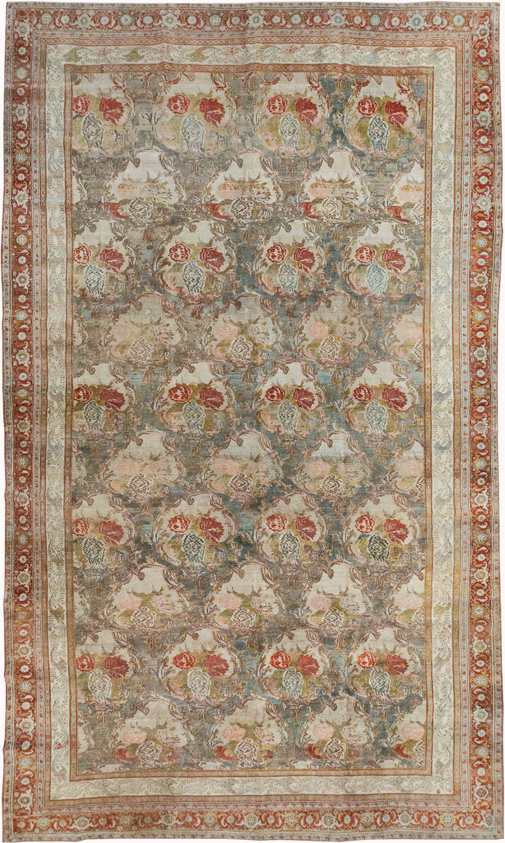 Antique Persian Bidjar Large Carpet, No.31178 - Galerie Shabab