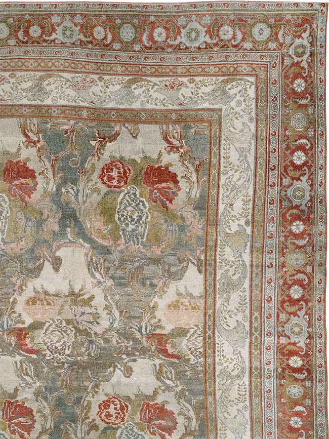 Antique Persian Bidjar Large Carpet, No.31178 - Galerie Shabab