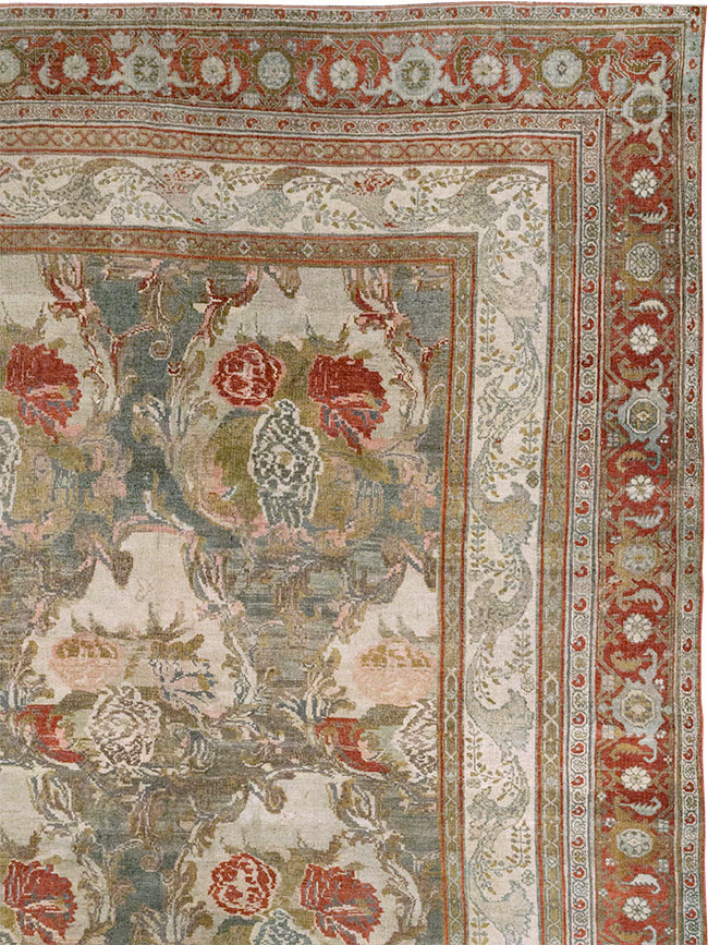 Antique Persian Bidjar Large Carpet, No.31178 - Galerie Shabab