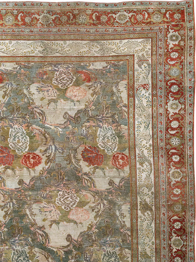 Antique Persian Bidjar Large Carpet, No.31178 - Galerie Shabab