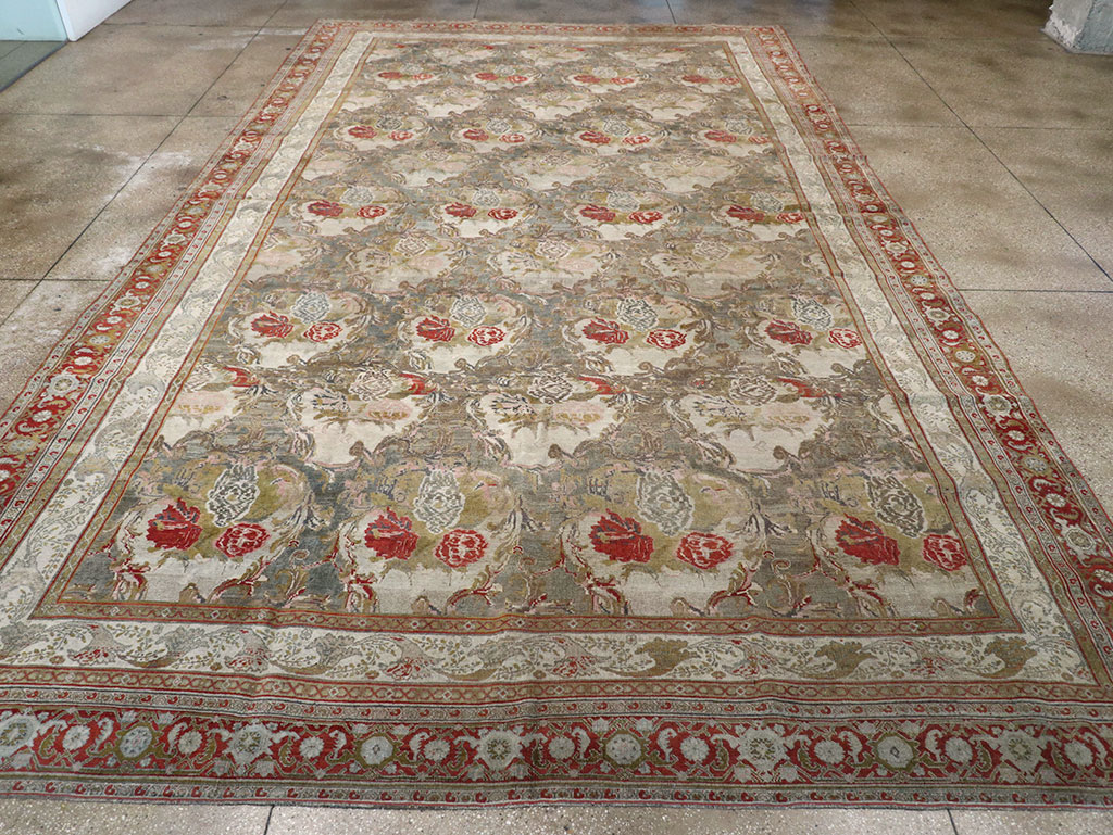 Antique Persian Bidjar Large Carpet, No.31178 - Galerie Shabab