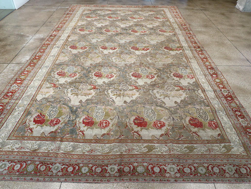 Antique Persian Bidjar Large Carpet, No.31178 - Galerie Shabab