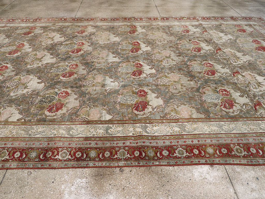 Antique Persian Bidjar Large Carpet, No.31178 - Galerie Shabab