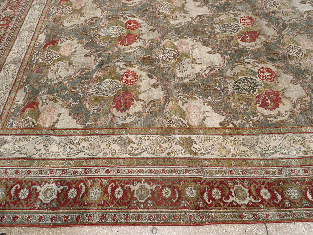 Antique Persian Bidjar Large Carpet, No.31178 - Galerie Shabab