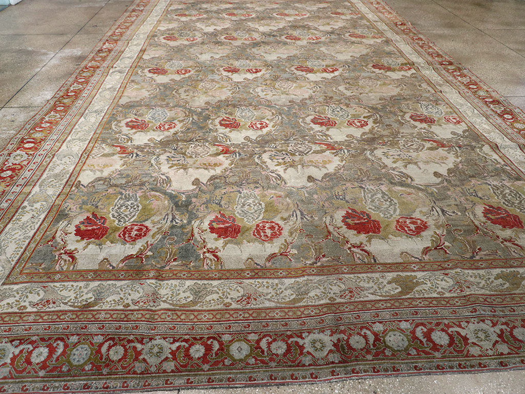Antique Persian Bidjar Large Carpet, No.31178 - Galerie Shabab