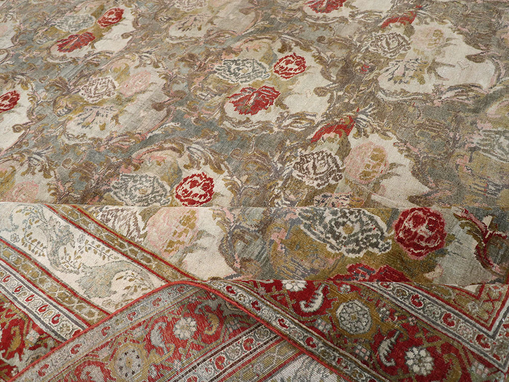 Antique Persian Bidjar Large Carpet, No.31178 - Galerie Shabab