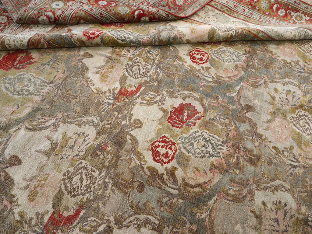 Antique Persian Bidjar Large Carpet, No.31178 - Galerie Shabab