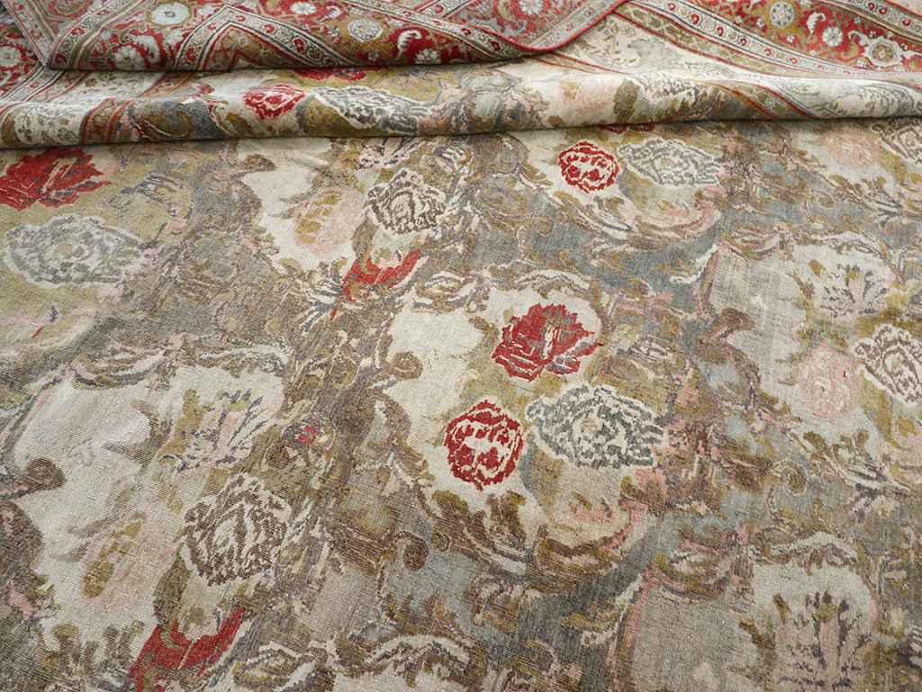 Antique Persian Bidjar Large Carpet, No.31178 - Galerie Shabab