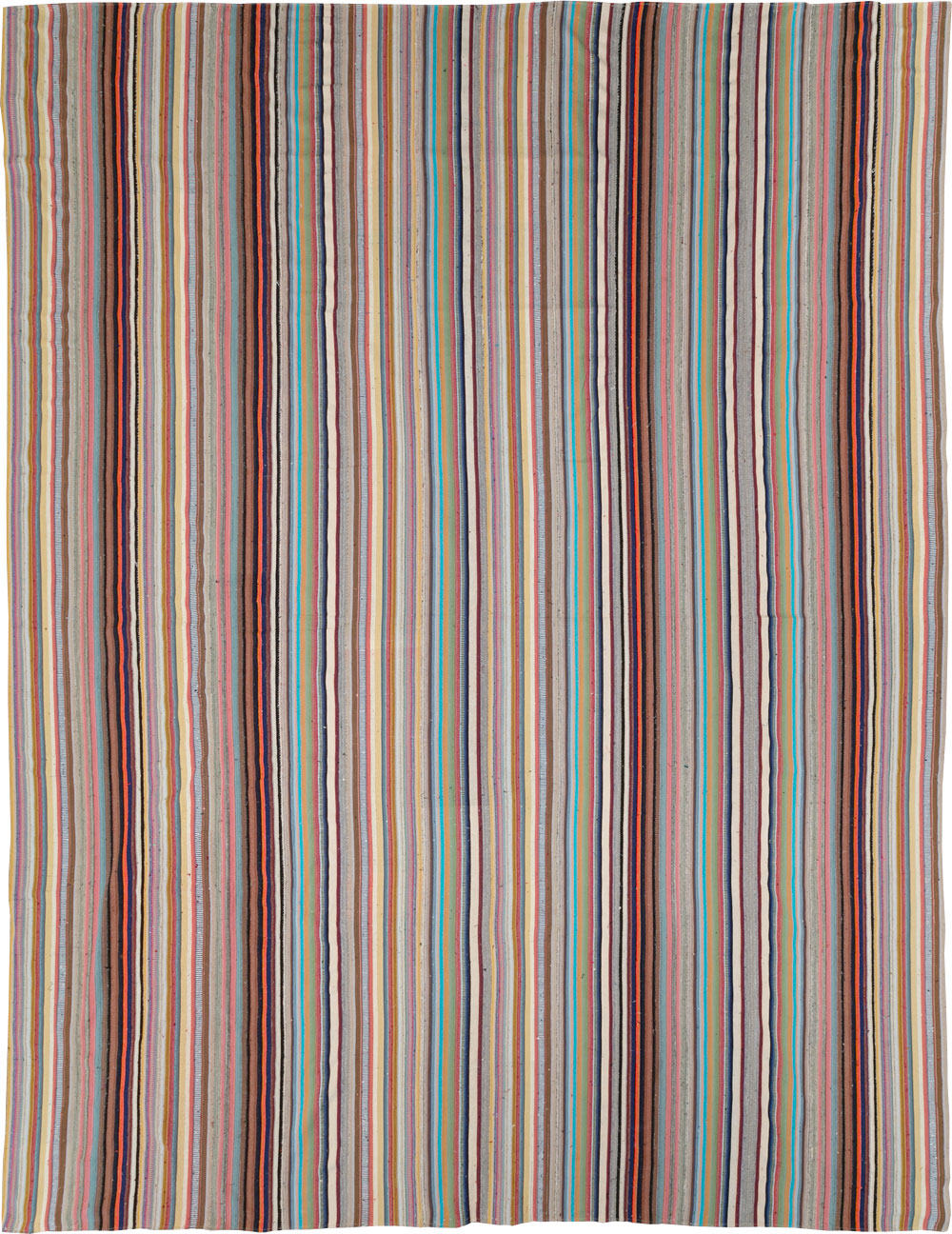 Contemporary Turkish Flatweave Kilim Large Carpet, No.31182 - Galerie Shabab