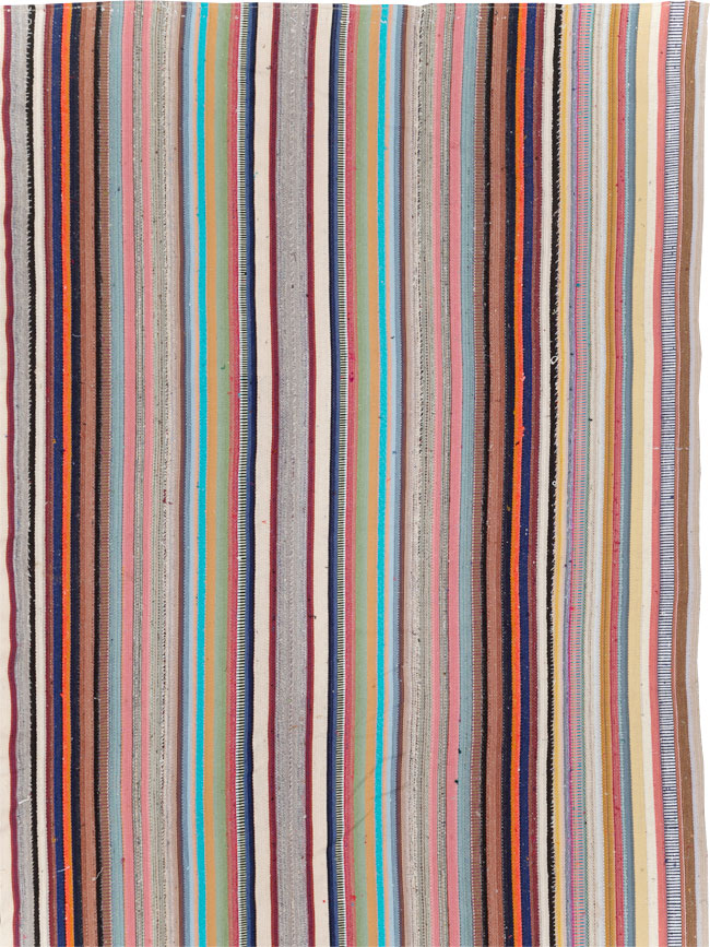 Contemporary Turkish Flatweave Kilim Large Carpet, No.31182 - Galerie Shabab