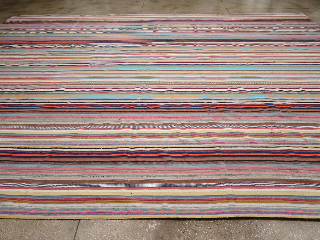 Contemporary Turkish Flatweave Kilim Large Carpet, No.31182 - Galerie Shabab