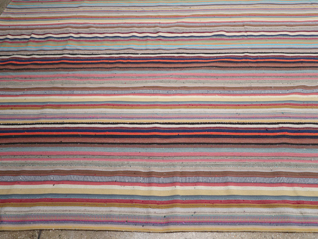 Contemporary Turkish Flatweave Kilim Large Carpet, No.31182 - Galerie Shabab