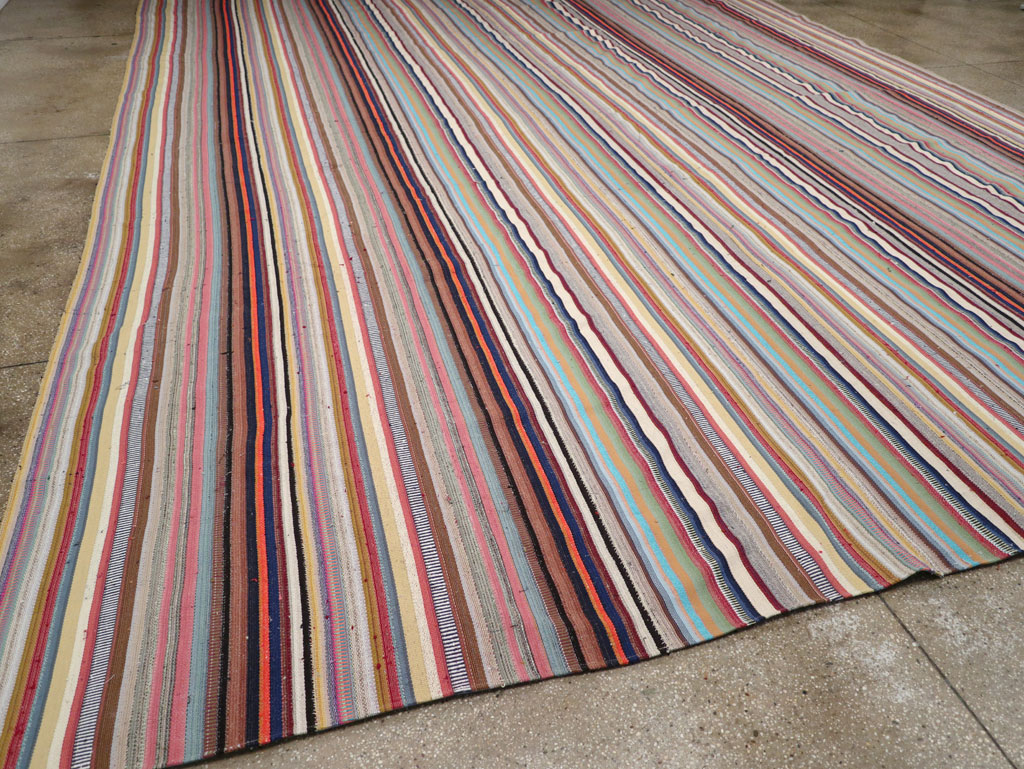 Contemporary Turkish Flatweave Kilim Large Carpet, No.31182 - Galerie Shabab