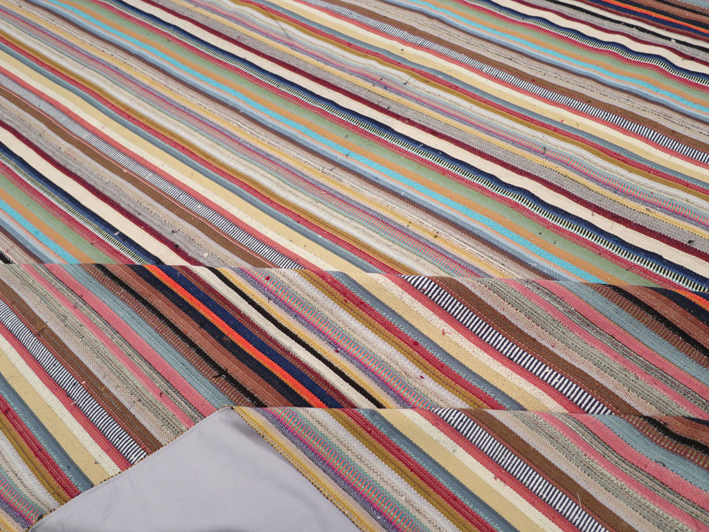 Contemporary Turkish Flatweave Kilim Large Carpet, No.31182 - Galerie Shabab