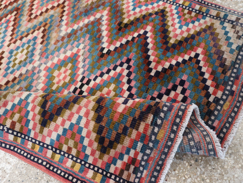 Vintage Persian Mahal Rug, No.31184 - Galerie Shabab