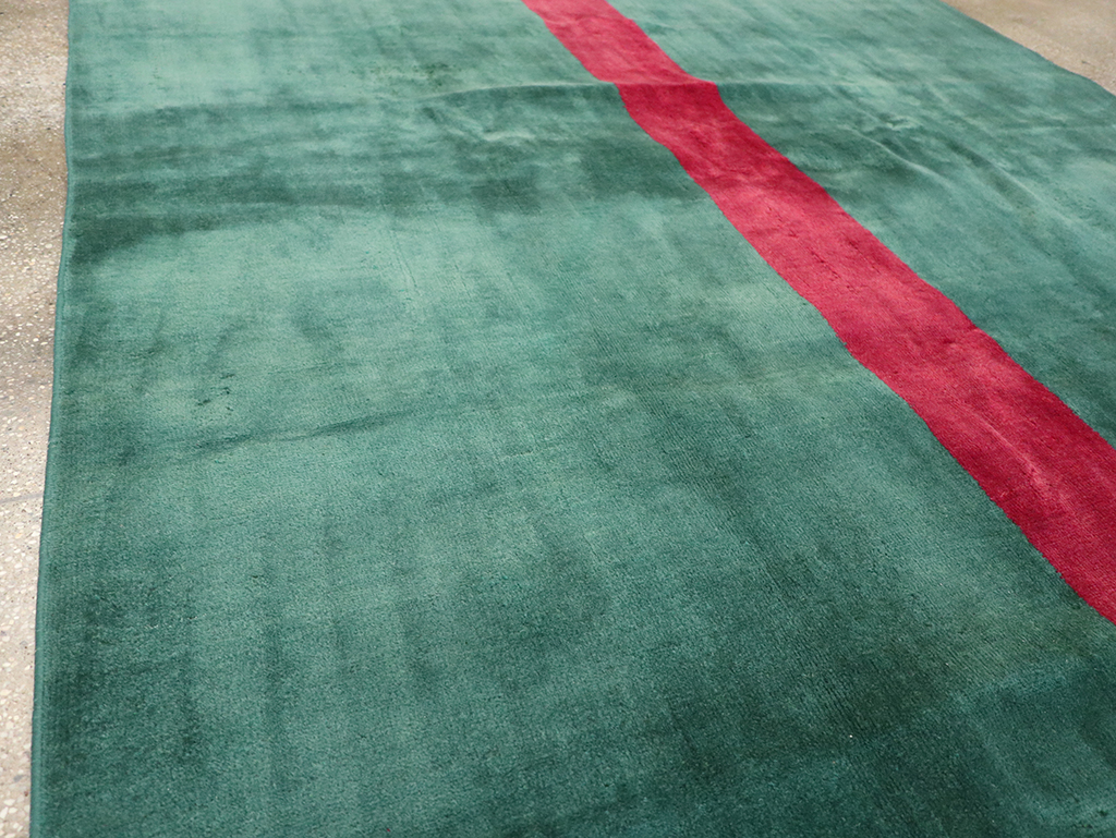 Vintage Turkish Art Deco Style Carpet, No.31188 - Galerie Shabab