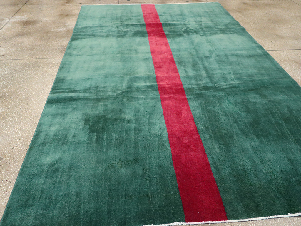 Vintage Turkish Art Deco Style Carpet, No.31188 - Galerie Shabab