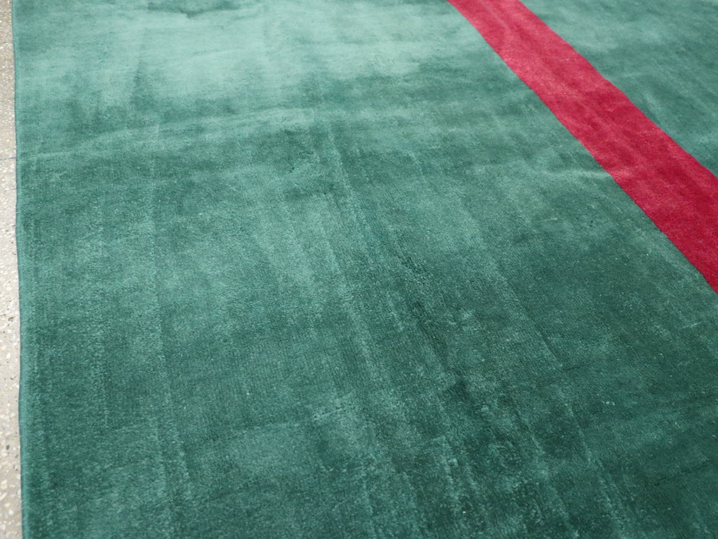 Vintage Turkish Art Deco Style Carpet, No.31189 - Galerie Shabab