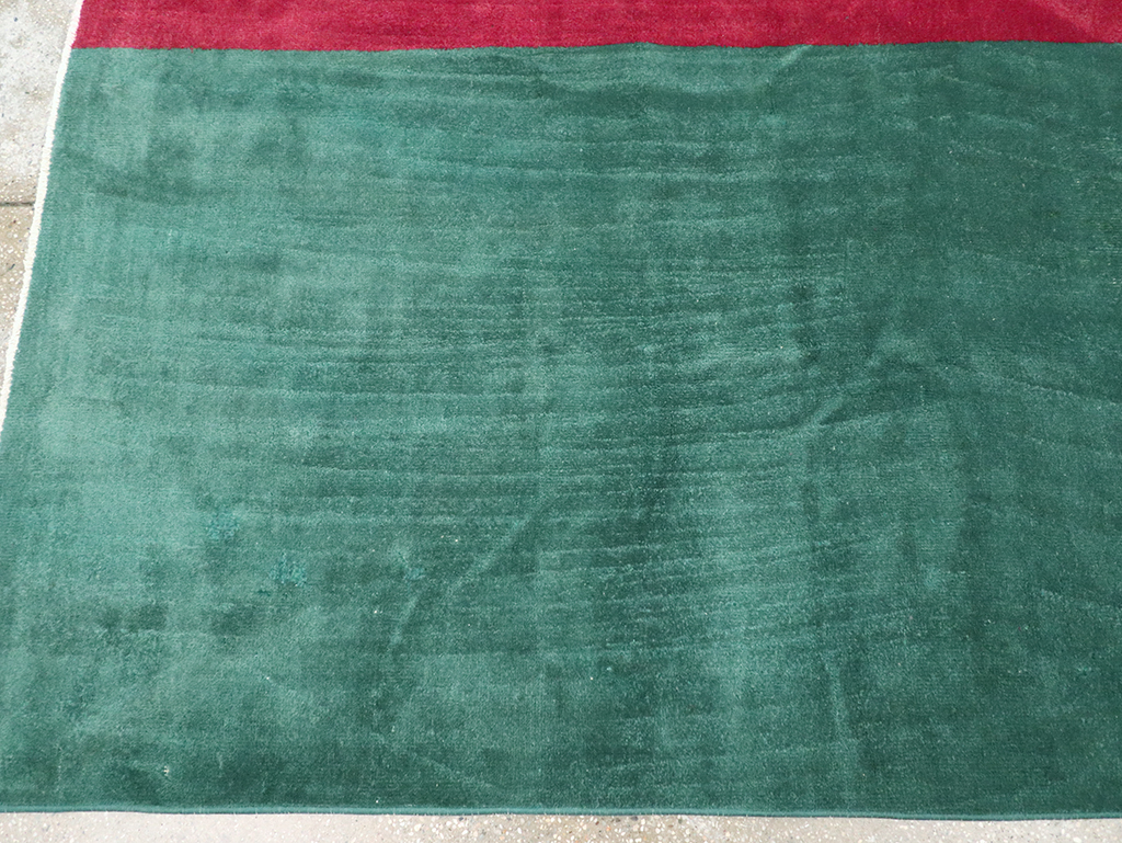Vintage Turkish Art Deco Style Carpet, No.31189 - Galerie Shabab