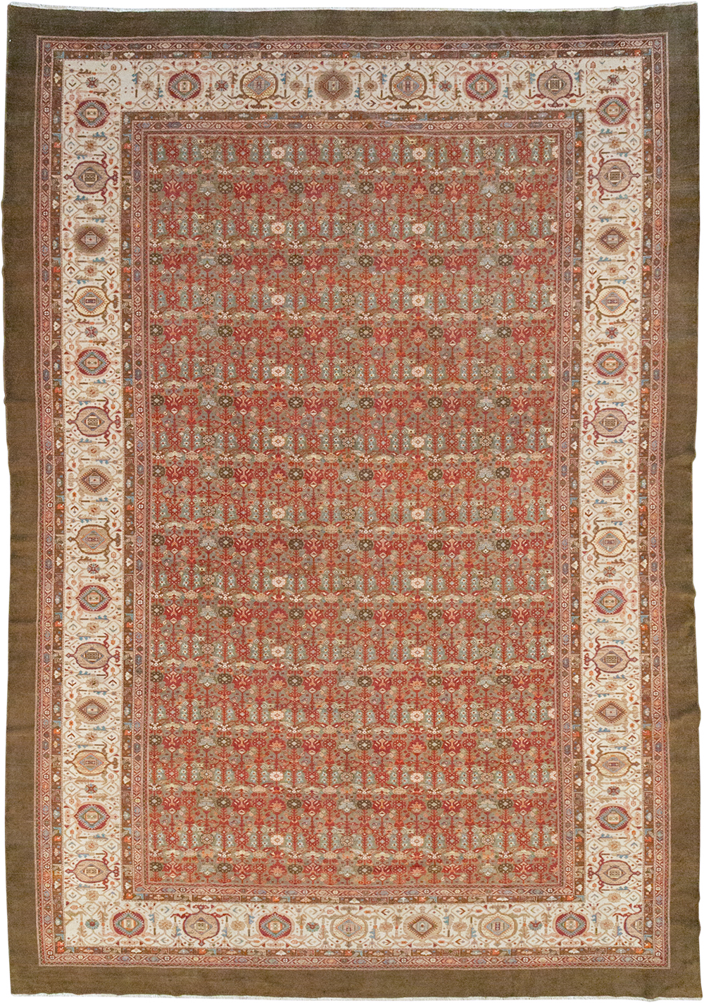 Vintage Persian Malayer Large Carpet, No.31194 - Galerie Shabab