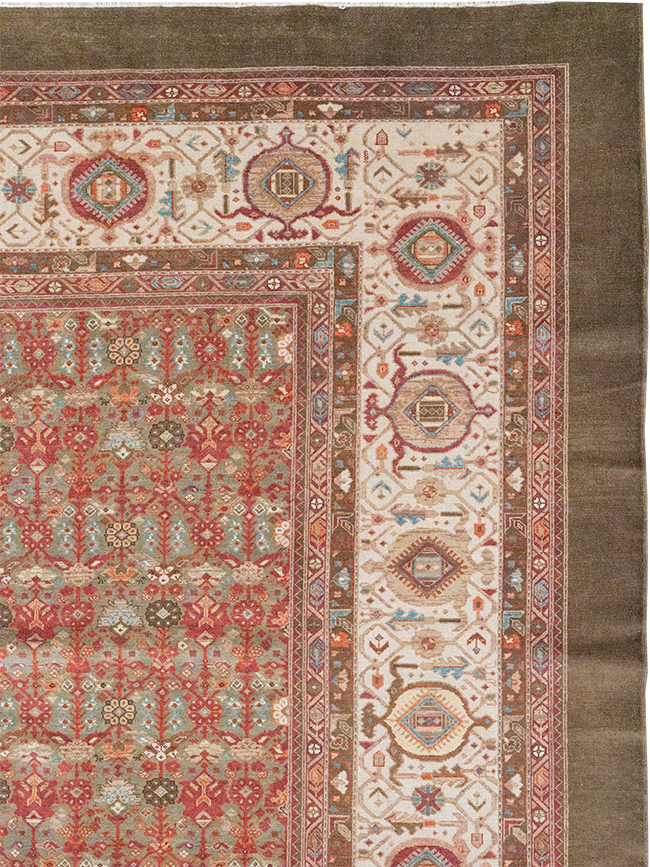 Vintage Persian Malayer Large Carpet, No.31194 - Galerie Shabab