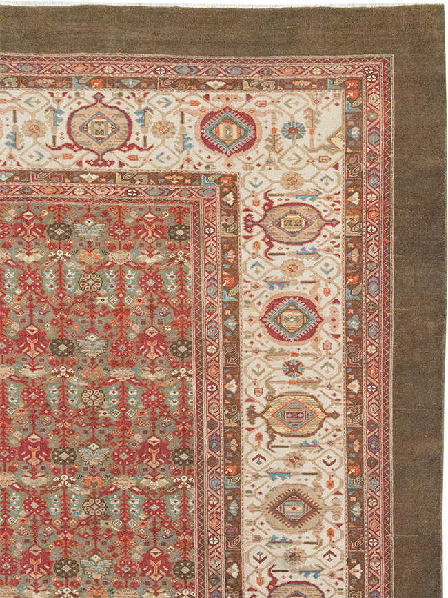 Vintage Persian Malayer Large Carpet, No.31194 - Galerie Shabab