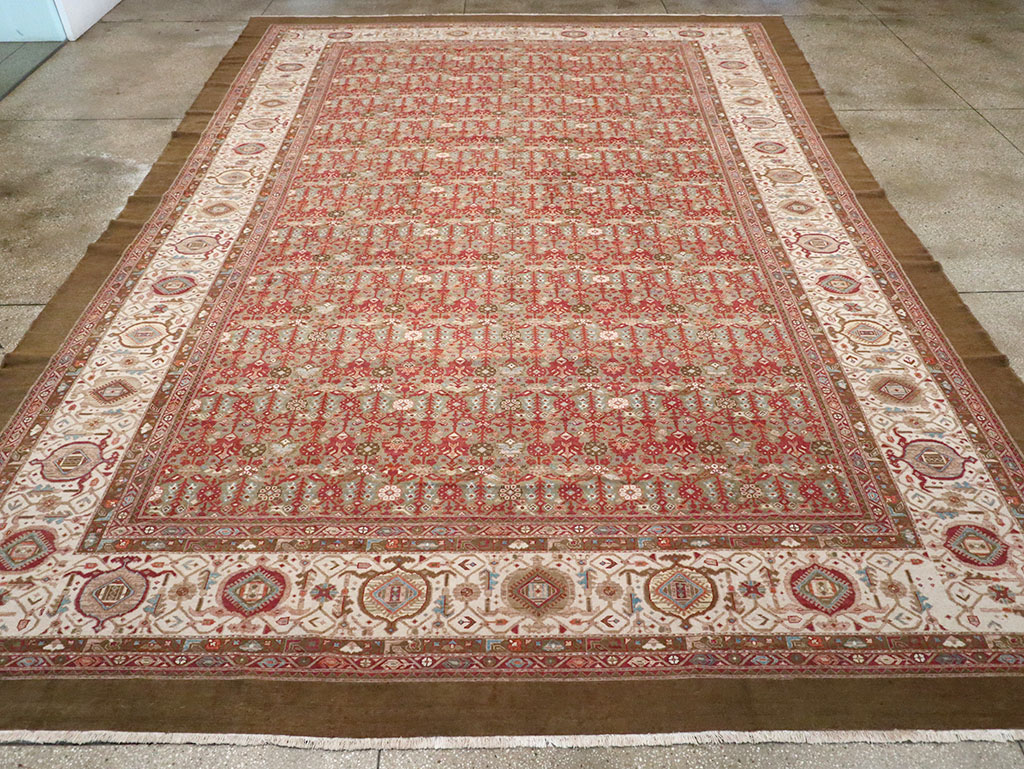 Vintage Persian Malayer Large Carpet, No.31194 - Galerie Shabab